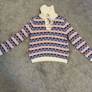 Find Me Now confetti crochet confetti sweater size XS/S